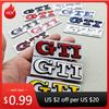 Pro VW VOLKSWAGEN 2026 Nové 3D kovové logo Znak GTI Písmena Odznak na zadní kufr auta Pro Volkswagen VW Golf 4 5 6 7 7.5 MK4 MK5 MK6