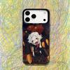 Die F-Freaks Zirkus Pierrot Handyhülle Für iPhone 17,16,15,14,13,12,X,8,Pro,Max,Plus,SE4,Air,Mini HD Schwarz IMD Matt