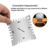 Guitar Notched Radius Gauges Radius Gauge String Height Gauge Polishing Gasket