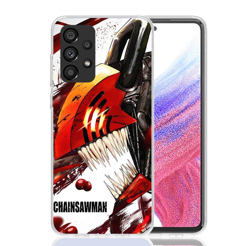 C-Chainsaw Mans Denji Phone Case For Samsung Galaxy A52 A32 A22 A12 A02S A50S A30S A51 A31 AA71 Note 20 Ultra 10 S10 Plus Galaxy