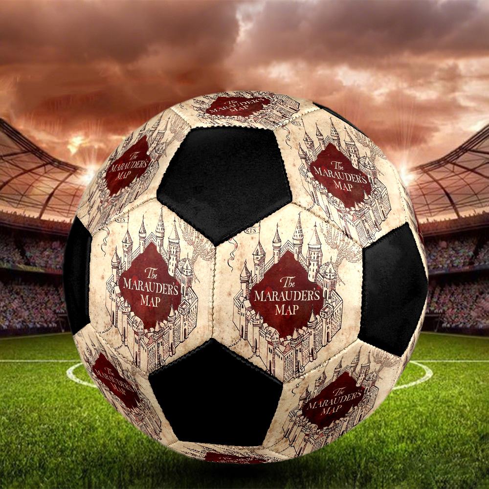 Harry Potter Soccer Ball Colorful All Ages Machine Stitched PVC Competition Ready Durable High-Bounce.SIZE5