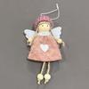 WTEMPO 1PC Christmas Decor Festive Wing Angel Doll Ornament for Christmas Tree Decor/Gift Giving Indoor Outdoor Cute Hanging Ornament Craft Gifts