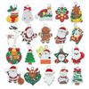 20PCS Accessories Bracelet Ornament Keychain Pendant Gift DIY Multi-element Christmas Creativity Alloy
