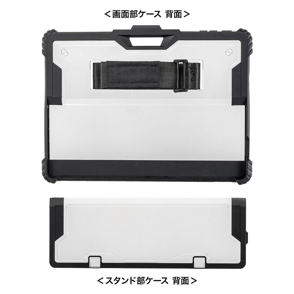 SANWA SUPPLY Shockproof Case for Surface Pro 11th Generation/10/9 (with Shoulder Strap) PDA-SF12BK