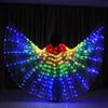 LED Light-Up Belly Dance Wings - Illuminated Cape for Performance