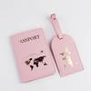 Unisex Passport Cover Wallet Holder PU Leather Card Holder Passport Case Travel Essentials for Women Men Family Vacation