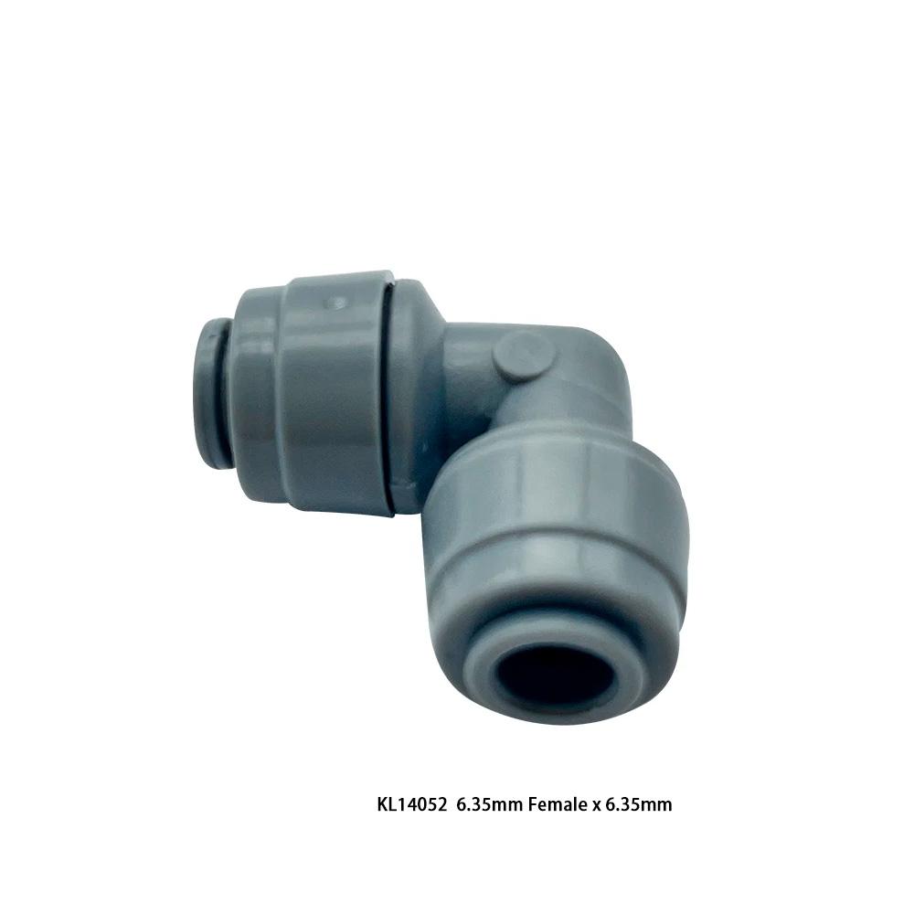 Kegland 6.35/8/9.5mm Female Elbow Push In Quick Connector Plastic Joint Valve Beer Accessary Homebrew