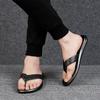 New Brand Genuine Leather Men Flip Flops Outdoor High Quality Beach Sandals Classic Summer Shoes Casual Luxury Slippers