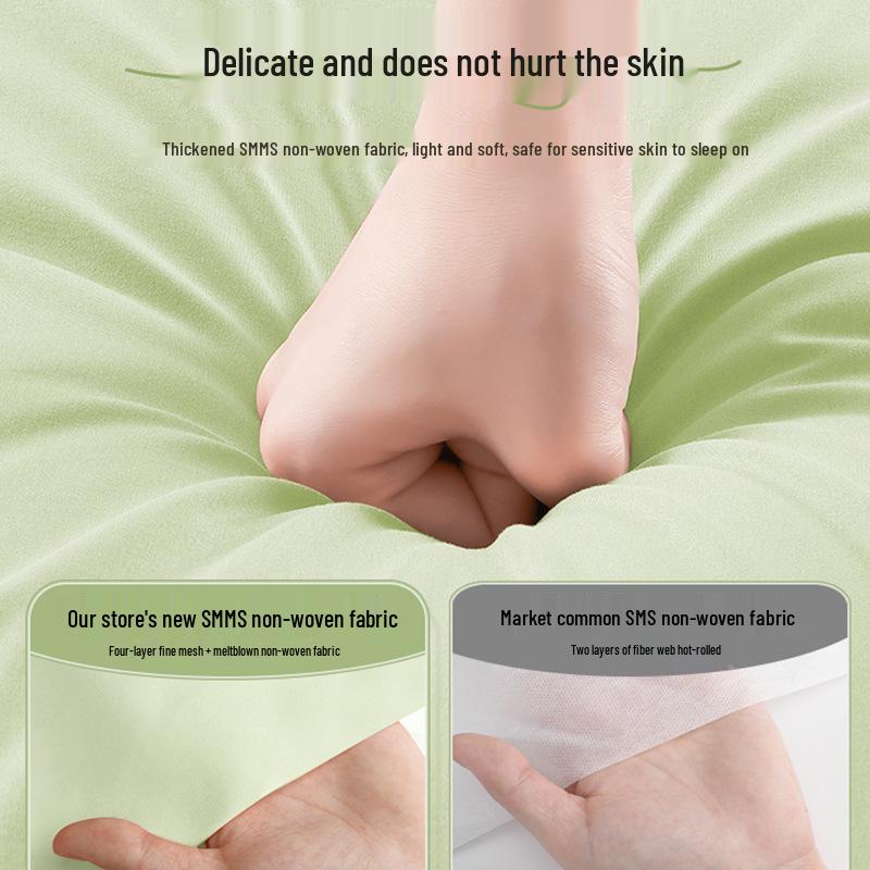 Thickened Stain-Resistant Travel Pillowcase for Train Sleeper