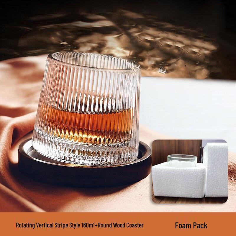 

ZISIZ Vertical Stripe Tumbler Drinking Glass Set