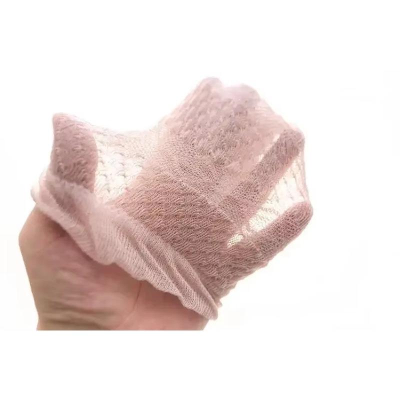 Neue Frühling Sommer Dünne Netzstrümpfe für Neugeborene Kleinkind Kleinkind Einfarbige Weiche Rüschensocken für Baby Mädchen Kniestrümpfe