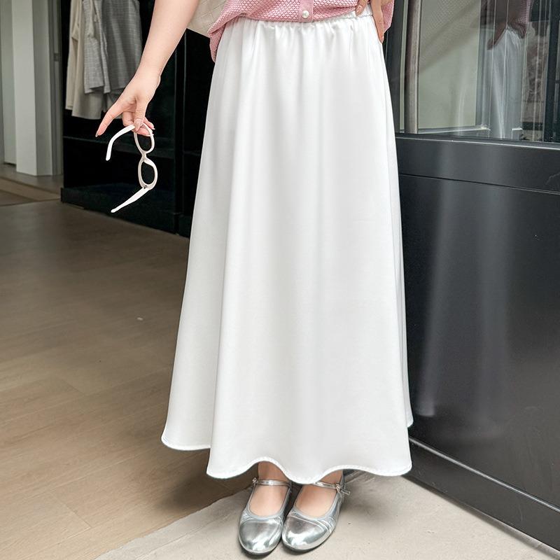 Women's Loose High-waisted Skirt A-line Skirt Summer Style Versatile Loose Skirt
