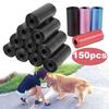 10 Rolls/150Pcs Plastic Pet Dog Waste Bags 33 * 22cm  Trash Cleaning Bag