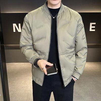 Große Größe Gepolsterte Kleidung Herren Winter Baseballkragen Gepolsterte Jacke Lässig Locker Warm Verdickt Paar Gepolsterte Jacke