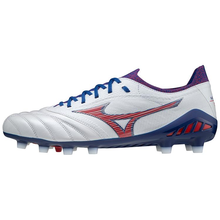 

Morelia Neo Mizuno 3 Beta Japan White High Risk Red Blue P1GA219062 44