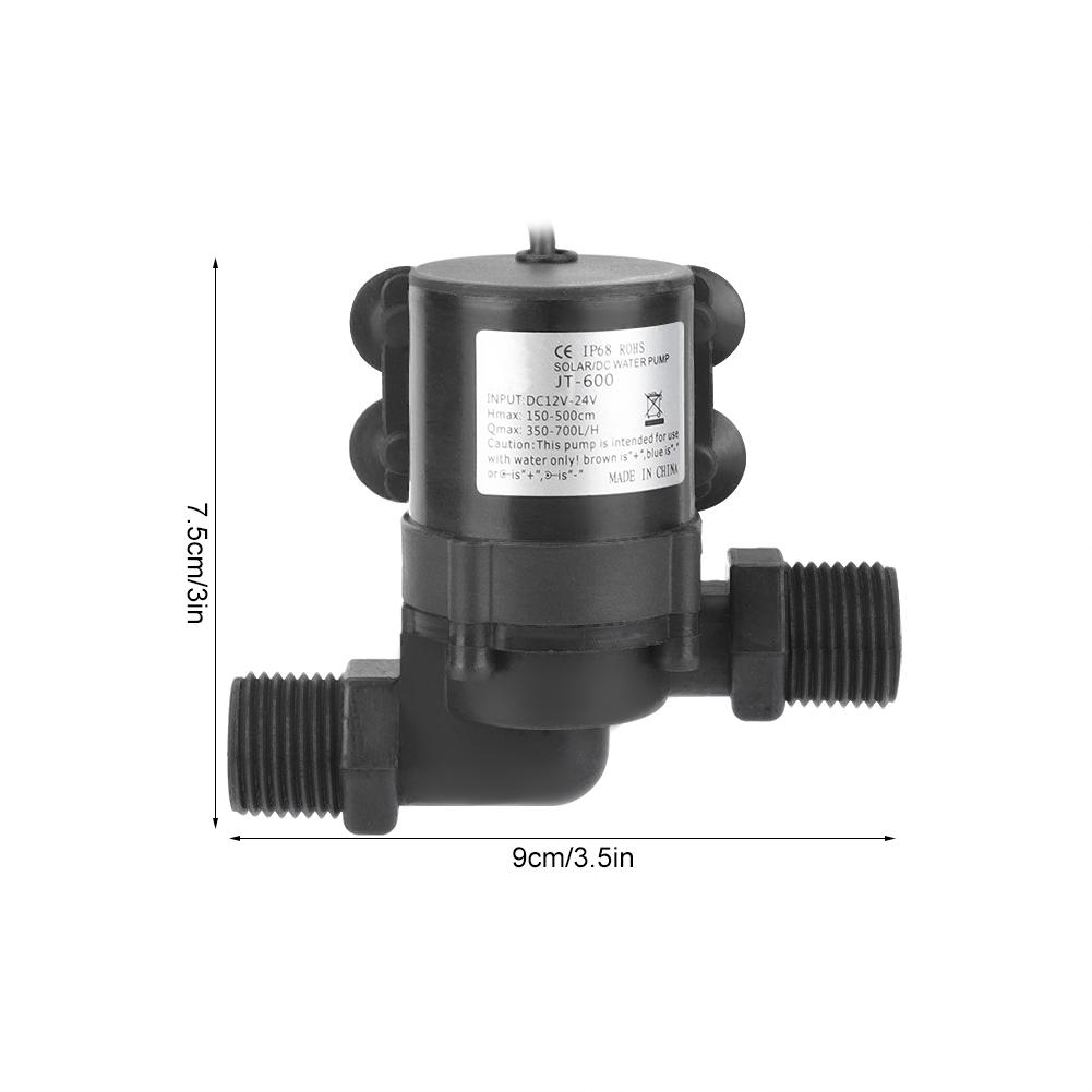 JT-600D Multi Functional Micro DC Brushless Water Pump Mini Booster Pump 24V G1/2in