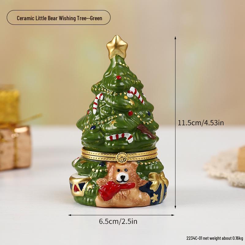 Creative Christmas Family Resin Figurine: Santa Claus Cartoon Doll for Children's Room Decorations