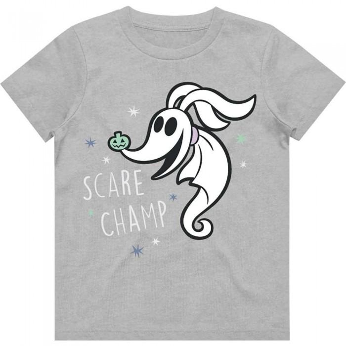 Nightmare Before Christmas Childrens/Kids Scare Champ T-Shirt 5-6 Years gris