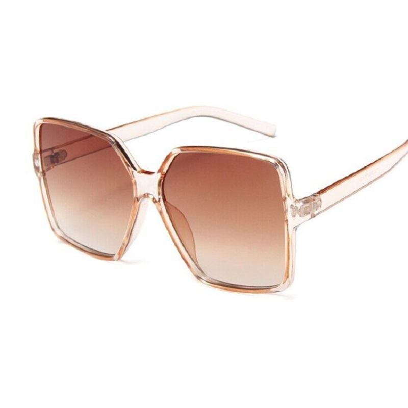 Oversized Square Fashion Casual Sunglasses Flattering Slim Design Perfect For Driving Beach Travel And Vacations