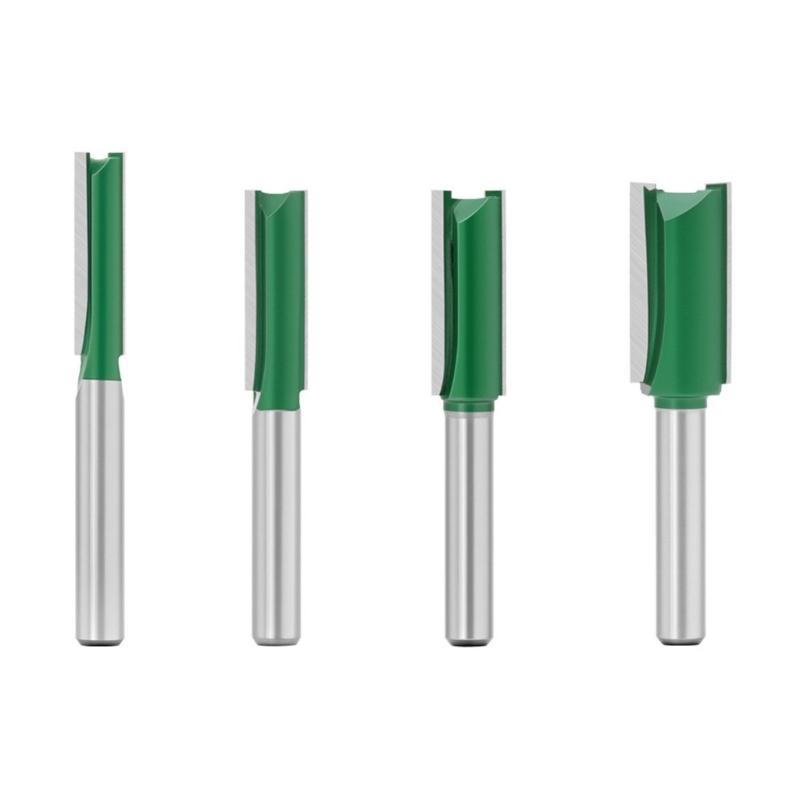 

4Pieces 1/4Inch Shank Milling Cutters Suitable for Desktop and Handheld Routers Ideal for Edges Trimming Operations