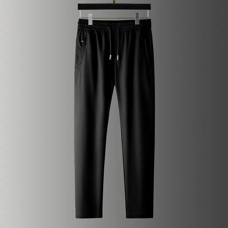 Conjunto esportivo leve e respirável de verão masculino com zíper e decote em V manga curta + conjunto de calças