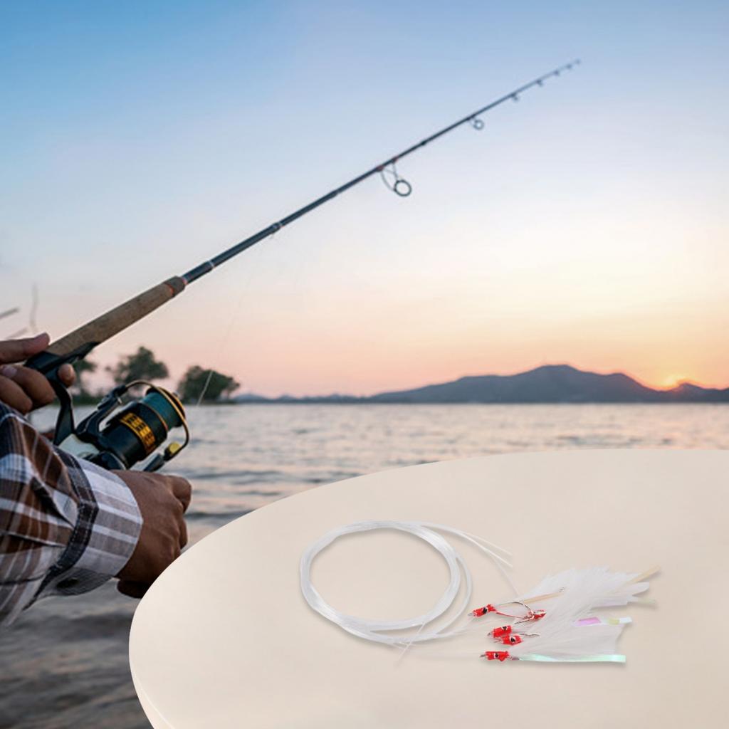 5pcs For Sabiki Rigs with Hooks for Effective For Deep Sea Fishing Techniques
