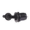 1Pcs Waterproof Plug Socket For Car Truck Motobike Boats Marine Atv 12/24V Car Cigarette Lighter Socket With Fuse And 60Cm Cable