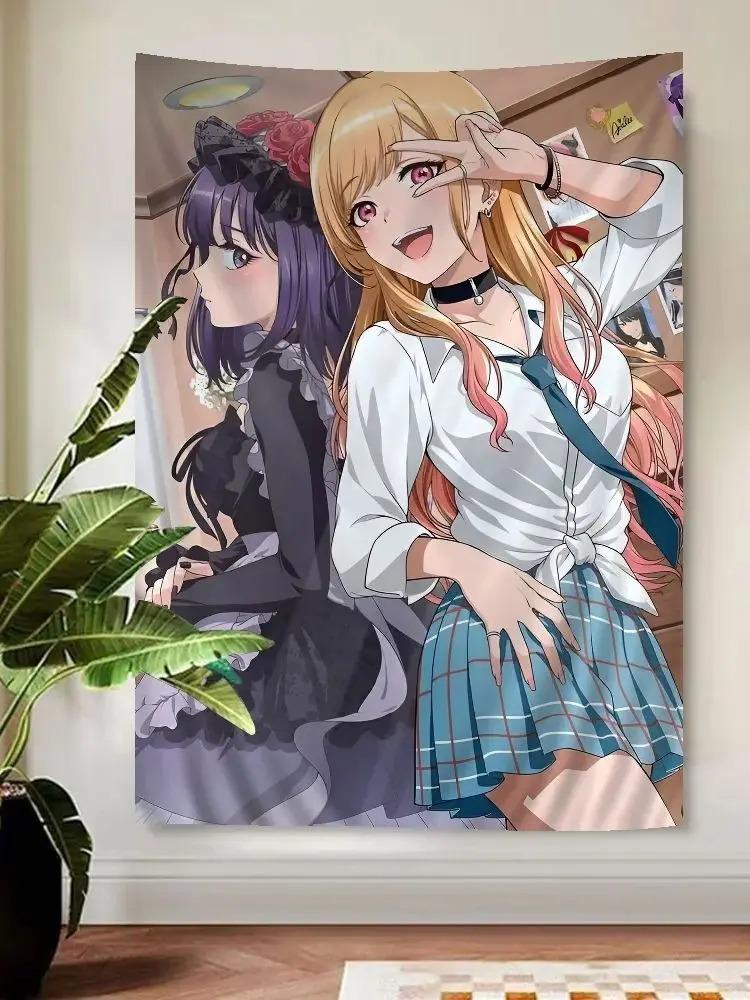 

My Dress Anime Printed Up DarlingTapestry Hippie Wall Hanging Living Room Home Dormitory Decoration Art Home Decoration 74x94cm(29x37in)