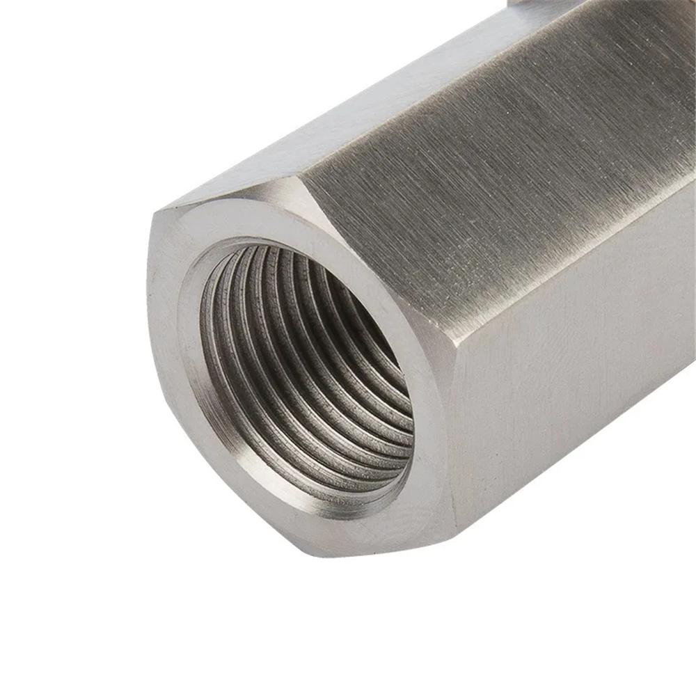 M18X1.5 45 Degree Oxygen O2 Sensor Spacer Adapter Universal Stainless Steel Extension Filter Cel Mini Catalyst Check Engine Light