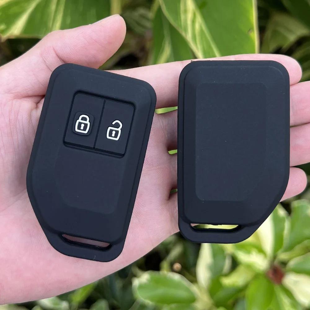 

Rubber Car Key Fob Cover Silicone Protector Case Shell for Volvo FH16 CARGO 555 FM Truck 4 Button Key Chain Auto Accessories