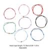 Set of 8 Delicate and Fashionable Heart Bracelets Delicate Heart Rope Stylish Hand Jewelry for Fashion Individuals
