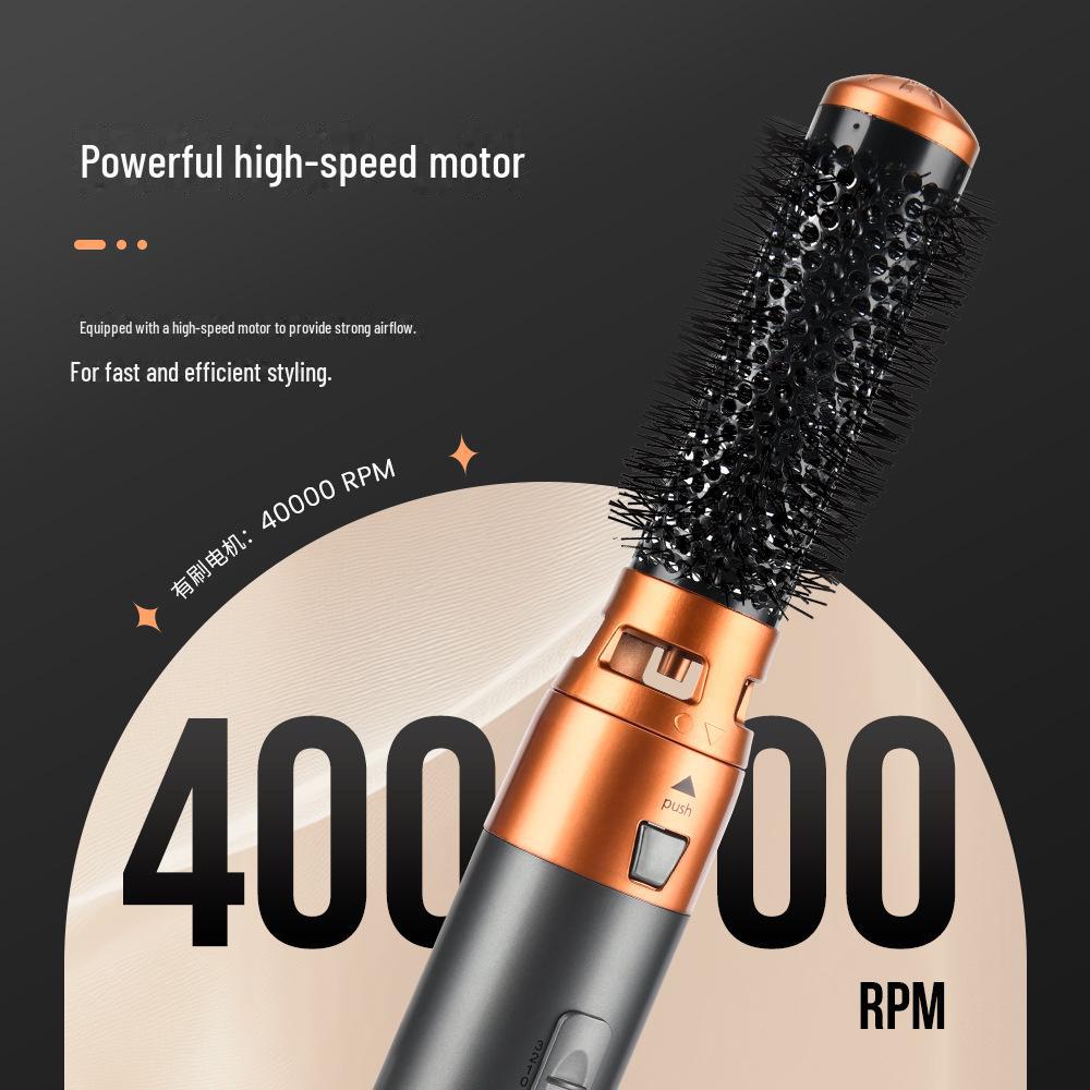 New 5-in-1 Multifunctional Hair Tool: Hot Air Brush, Automatic Curler, Curling Iron, Straightener.