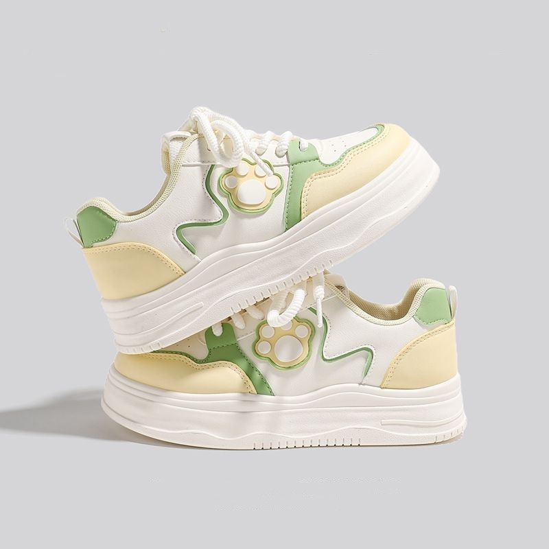 Cat claw board shoes women's 2026 cute breathable casual shoes versatile student ins sports little white shoes tide
