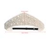 AWAYTR Velluto Perla Spugna Kokoshnik Elastico Fascia per Capelli Tessuto alla Moda Fasce per Capelli Cerchio Fascia Intrecciata per Capelli Accessori per Capelli di San Valentino per Ragazze