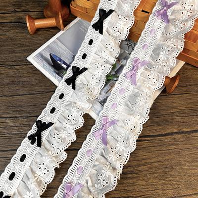 1yard Lace Weaving Tape Clothing Accessories Sewing Edges Trim Accessories Skirt Lace Accessories Embroidery Decorative 7cm Wide