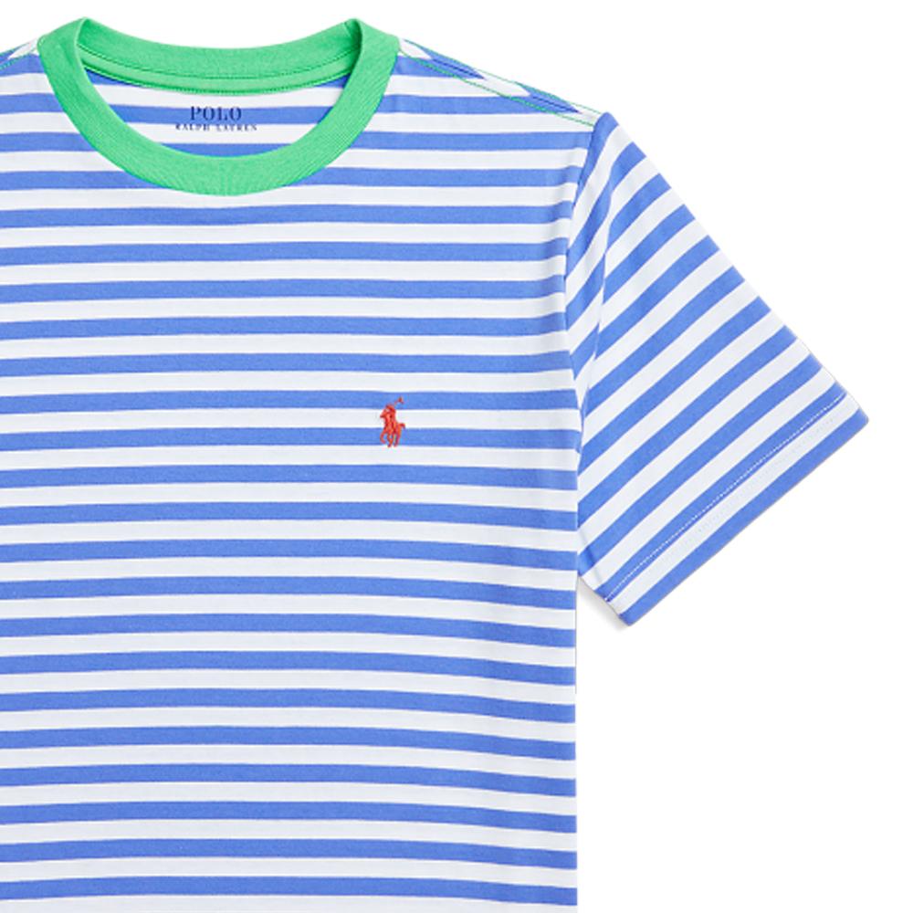 Polo Ralph Lauren Gestreiftes Baumwoll-Strick-T-Shirt Kinder Tops CWPOTSHY8021071-400