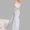 Uv Solar Arm Sleeves Woman Cycling Fingerless Gloves Cool Muff Summer Ice Silk Elastic Arm Cover Driving Anti-Sunburn Sleeve