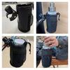 Insulated Oxford Fabric Cup Holder with Drain Clip for Bike Boat ATV Water-Resistant Drink Holder for Outdoor Adventures