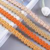 12 Meter Braided Lace Trim Fabric Fringe 1.5cm Width Lace Ribbon Apparel Curtain Diy Sewing Accessories Upholstery Decor Crafts