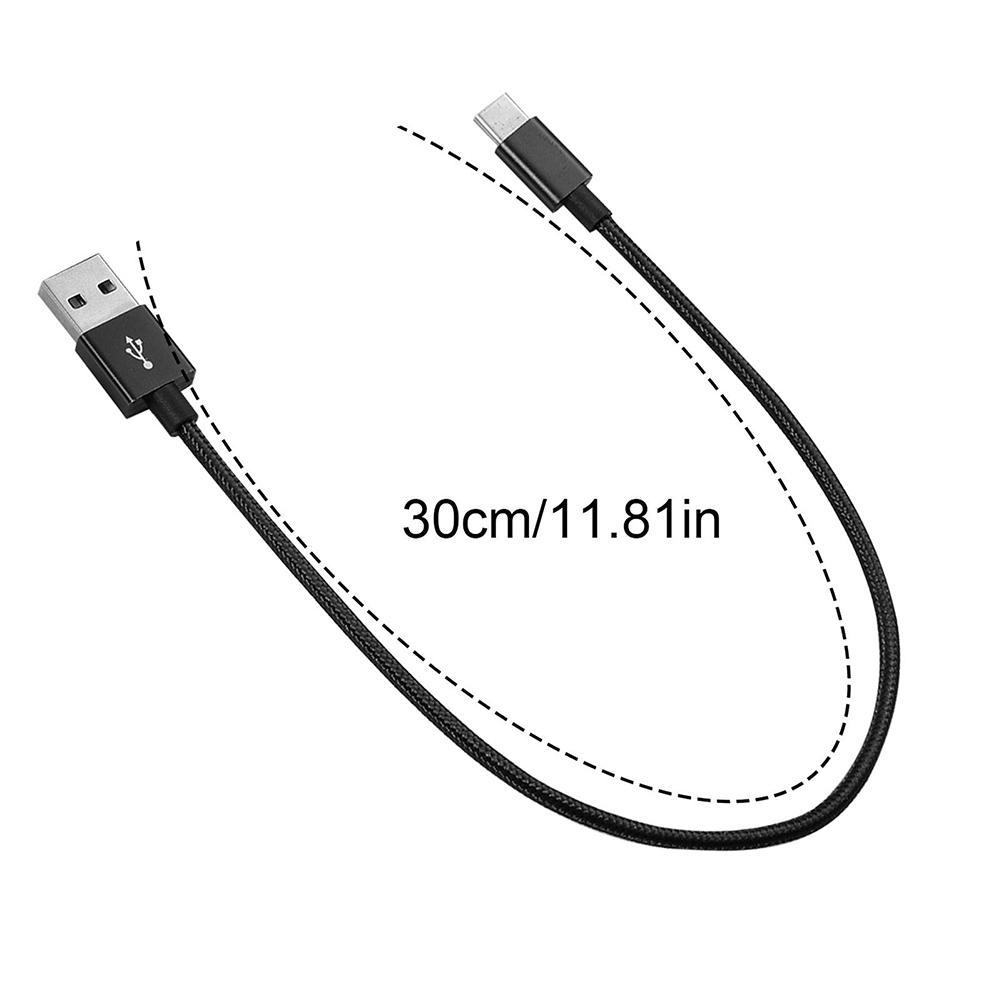 3a Usb Type C Cable Wire Fast Charging Date Synchronization Cables For Mobile Phone Computer Tablet 30cm