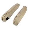 X AUTOHAUX Beige Microfiber Leather Car Front Seat Armrest Cover Replacement for Honda Odyssey 2005-2010, 1 Pair
