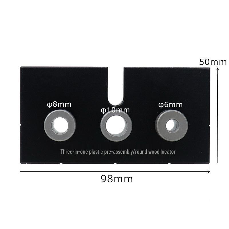 

Деревообробний інструмент 3-в-1 для з єднання меблів та відкривання отворів під дюбелі