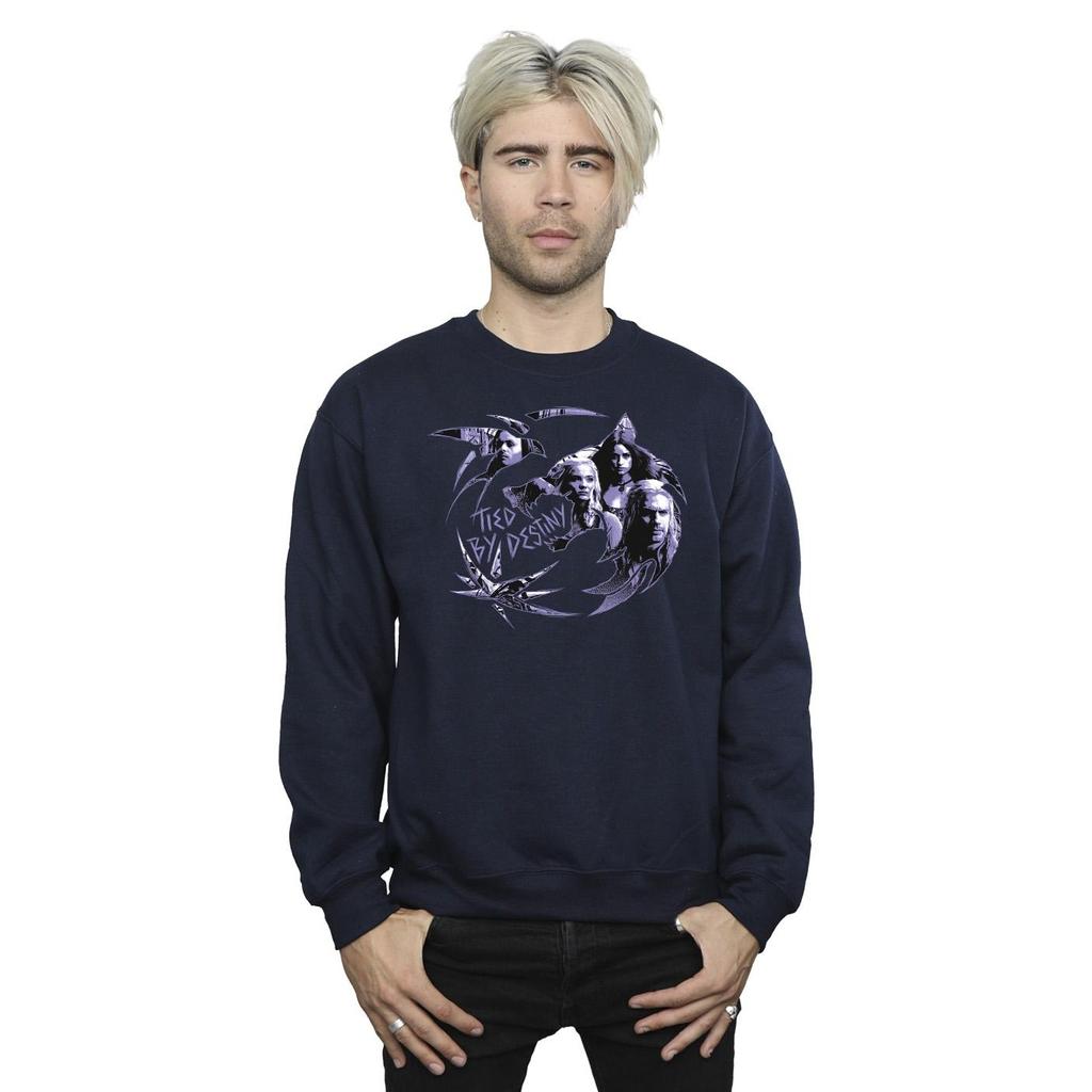 Netflix Mens The Witcher Wolf Logo Infill Sweatshirt