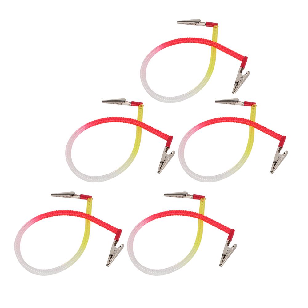 

5pcs Dental Bib Clip Napkin Holder with Flexible Chain Dentist Supplies Accessory