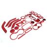 28pcs Interior Trims Decoration Kit Replacement for Jeep Wrangler JK JKU 2 Door 4 Door 20112018Red