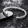 Twisted Non Fading Titanium Steel Simple Fashion Bracelet Bangle Unisex Jewelry