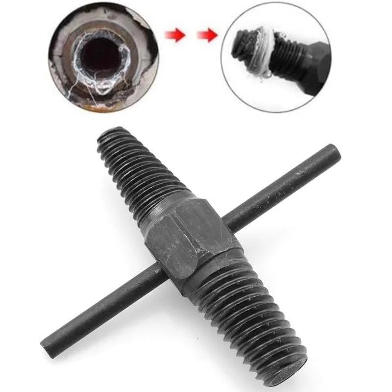 Dual Purpose Water Pipe Break Bolt Extractor Tool For Screw Removal Pipe Valve Faucet Disassembly Remover Tool Sturdy Kit