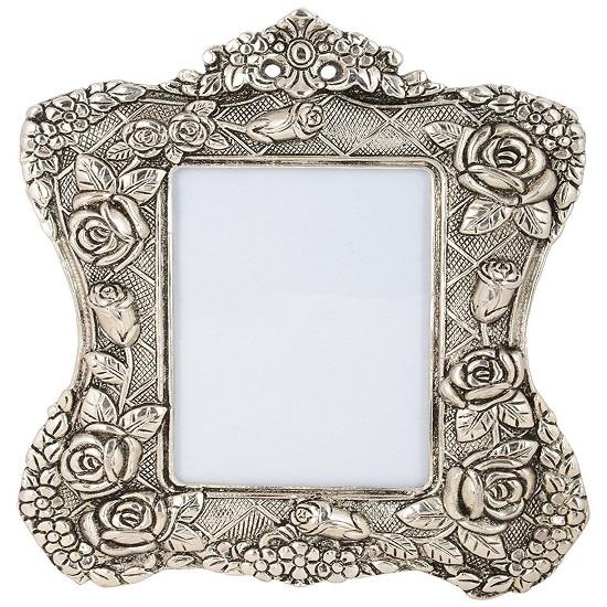 Silver Photo Frame Oxidised Finish with Beautiful Gift Box Packing and with Carry Bag Silver Showpiece, Statue Decor Gift