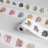 500Pcsroll Cartoon Es Stickers Kawaii Anime Eevee Diy Pvc Laptop Decals Decoration Stiker Children Reward Toy Girl Gift