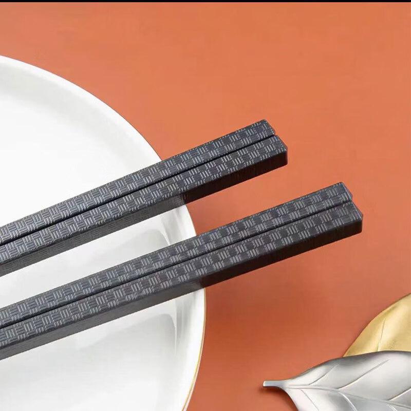 

Ru Han Creative Alloy Chopsticks - 10-Pair Portable Set